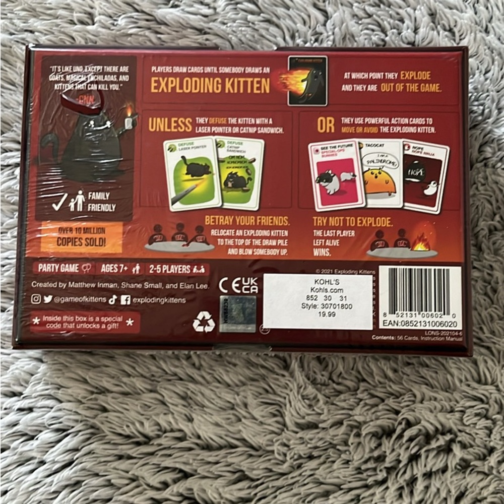 Exploding Kittens Card Game - Picture 2 of 5